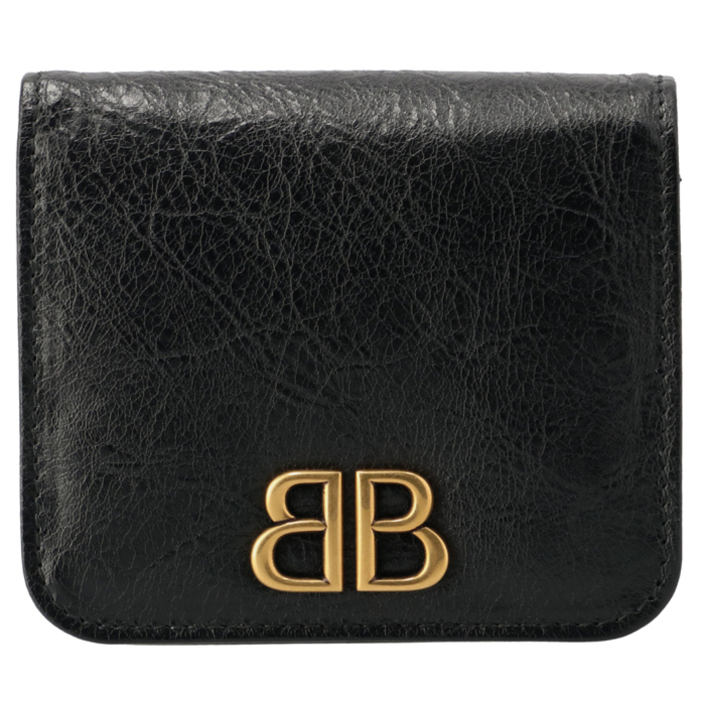 Balenciaga Monaco Wallet Coin BB Bifold Wallet Flap